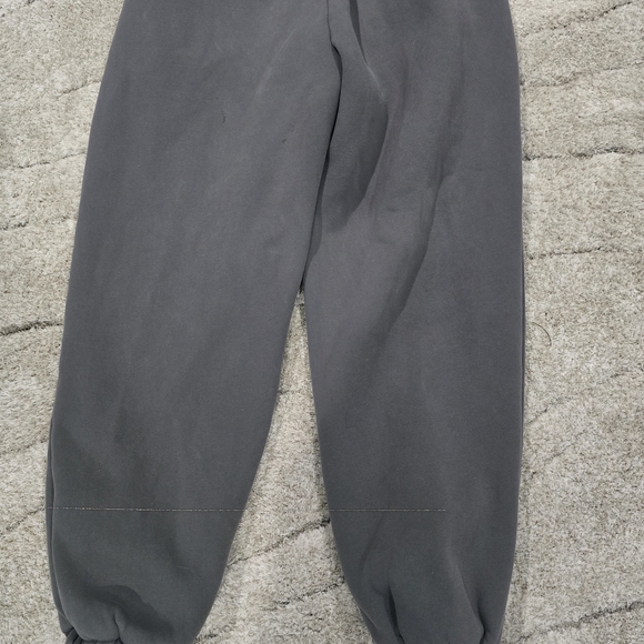 Comfort Cloud Oversized Wolf Gray Sweatpants And Zip Up Hoodie Men Women - Picture 8 of 9